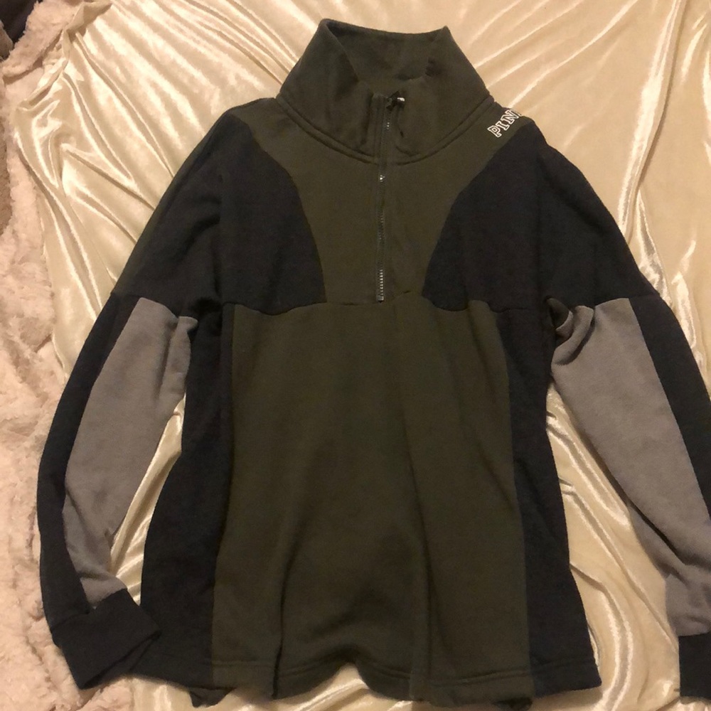 PINK turtle neck hoodie